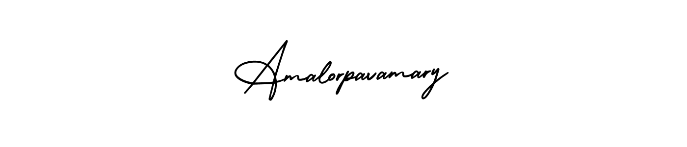 Use a signature maker to create a handwritten signature online. With this signature software, you can design (AmerikaSignatureDemo-Regular) your own signature for name Amalorpavamary. Amalorpavamary signature style 3 images and pictures png