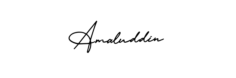 Make a beautiful signature design for name Amaluddin. Use this online signature maker to create a handwritten signature for free. Amaluddin signature style 3 images and pictures png