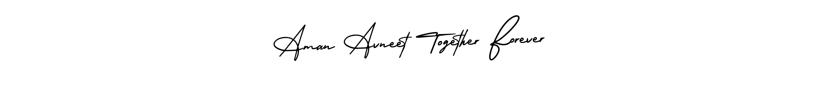 You can use this online signature creator to create a handwritten signature for the name Aman Avneet Together Forever. This is the best online autograph maker. Aman Avneet Together Forever signature style 3 images and pictures png