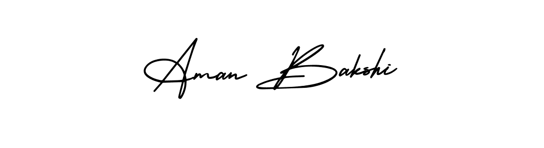 You can use this online signature creator to create a handwritten signature for the name Aman Bakshi. This is the best online autograph maker. Aman Bakshi signature style 3 images and pictures png
