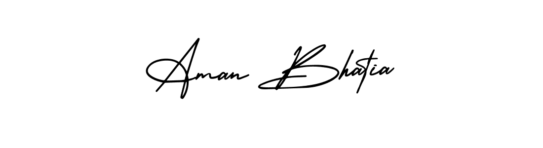 Similarly AmerikaSignatureDemo-Regular is the best handwritten signature design. Signature creator online .You can use it as an online autograph creator for name Aman Bhatia. Aman Bhatia signature style 3 images and pictures png