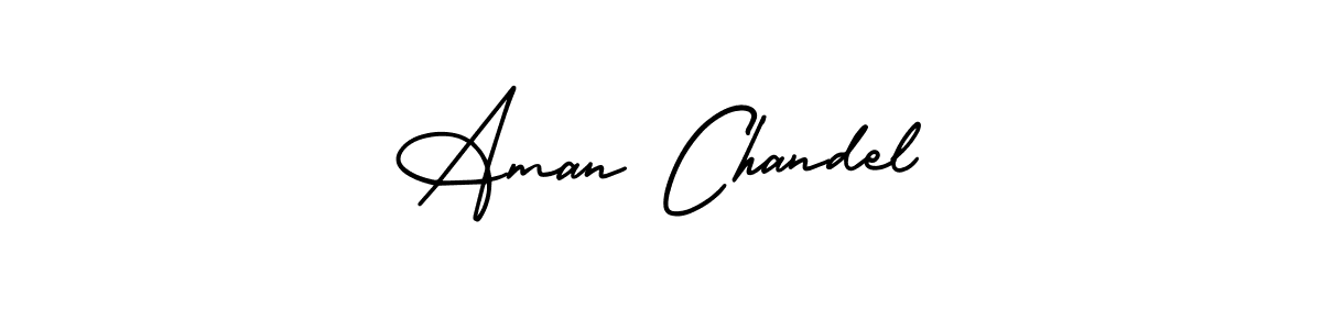 How to Draw Aman Chandel signature style? AmerikaSignatureDemo-Regular is a latest design signature styles for name Aman Chandel. Aman Chandel signature style 3 images and pictures png