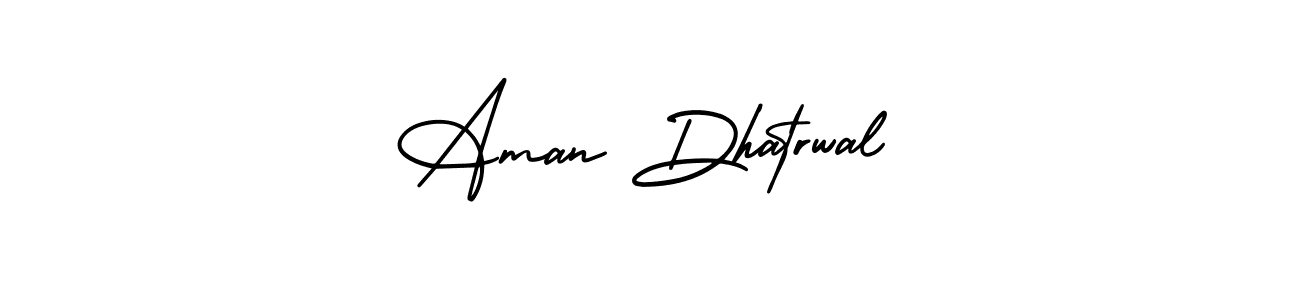 Similarly AmerikaSignatureDemo-Regular is the best handwritten signature design. Signature creator online .You can use it as an online autograph creator for name Aman Dhatrwal. Aman Dhatrwal signature style 3 images and pictures png