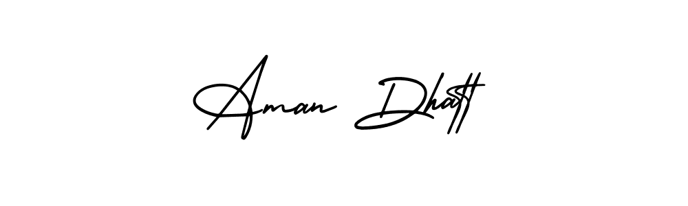 Use a signature maker to create a handwritten signature online. With this signature software, you can design (AmerikaSignatureDemo-Regular) your own signature for name Aman Dhatt. Aman Dhatt signature style 3 images and pictures png