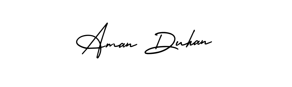 Here are the top 10 professional signature styles for the name Aman Duhan. These are the best autograph styles you can use for your name. Aman Duhan signature style 3 images and pictures png