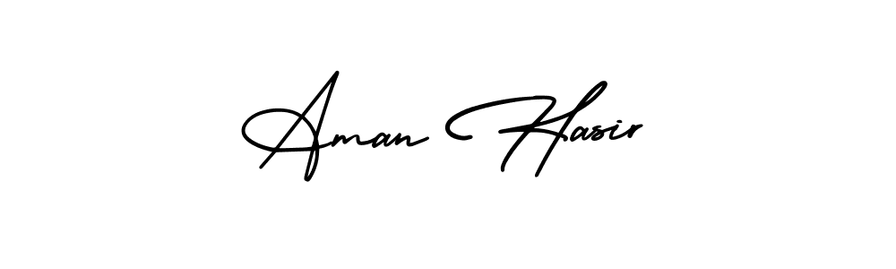 if you are searching for the best signature style for your name Aman Hasir. so please give up your signature search. here we have designed multiple signature styles  using AmerikaSignatureDemo-Regular. Aman Hasir signature style 3 images and pictures png