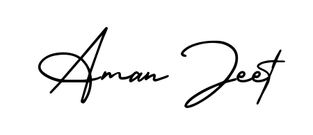 Create your official email sign-off with Aman Jeet name in AmerikaSignatureDemo-Regular style. Crisp, clean, and perfectly legible across all screens. Aman Jeet signature style 3 images and pictures png