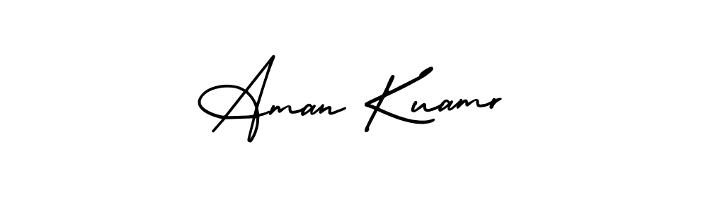 Also we have Aman Kuamr name is the best signature style. Create professional handwritten signature collection using AmerikaSignatureDemo-Regular autograph style. Aman Kuamr signature style 3 images and pictures png