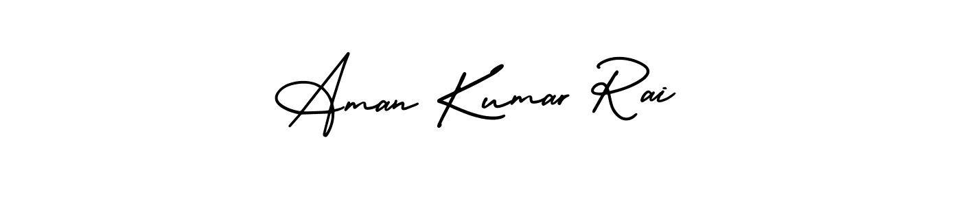 Create a beautiful signature design for name Aman Kumar Rai. With this signature (AmerikaSignatureDemo-Regular) fonts, you can make a handwritten signature for free. Aman Kumar Rai signature style 3 images and pictures png