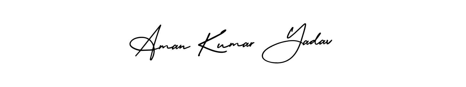 Aman Kumar Yadav stylish signature style. Best Handwritten Sign (AmerikaSignatureDemo-Regular) for my name. Handwritten Signature Collection Ideas for my name Aman Kumar Yadav. Aman Kumar Yadav signature style 3 images and pictures png