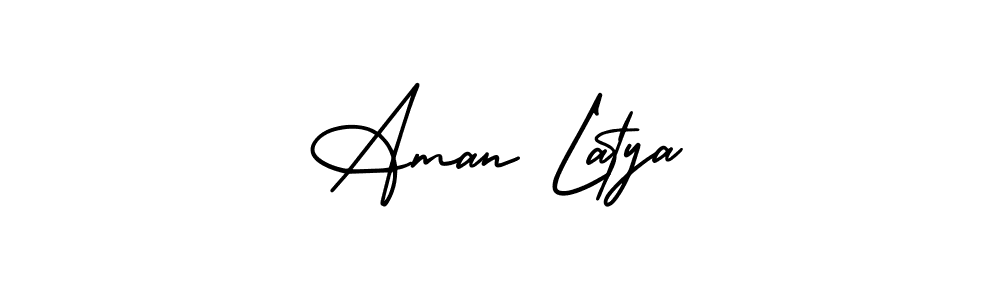 if you are searching for the best signature style for your name Aman Latya. so please give up your signature search. here we have designed multiple signature styles  using AmerikaSignatureDemo-Regular. Aman Latya signature style 3 images and pictures png