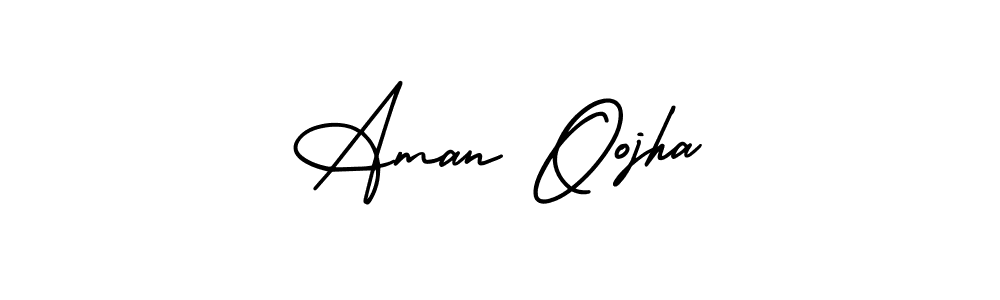 How to Draw Aman Oojha signature style? AmerikaSignatureDemo-Regular is a latest design signature styles for name Aman Oojha. Aman Oojha signature style 3 images and pictures png