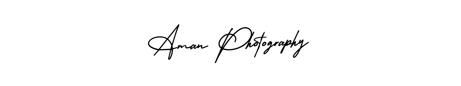 Also You can easily find your signature by using the search form. We will create Aman Photography name handwritten signature images for you free of cost using AmerikaSignatureDemo-Regular sign style. Aman Photography signature style 3 images and pictures png