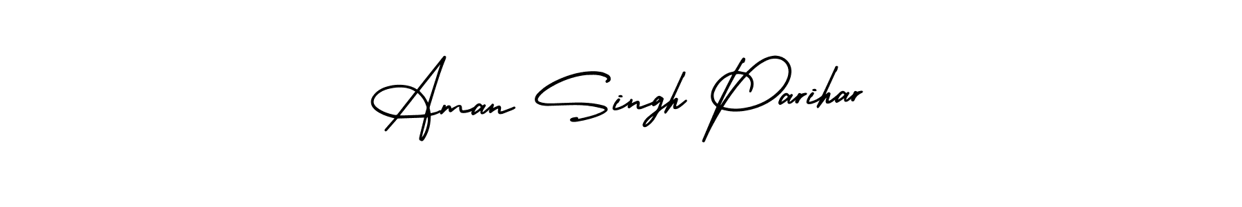 Make a beautiful signature design for name Aman Singh Parihar. With this signature (AmerikaSignatureDemo-Regular) style, you can create a handwritten signature for free. Aman Singh Parihar signature style 3 images and pictures png