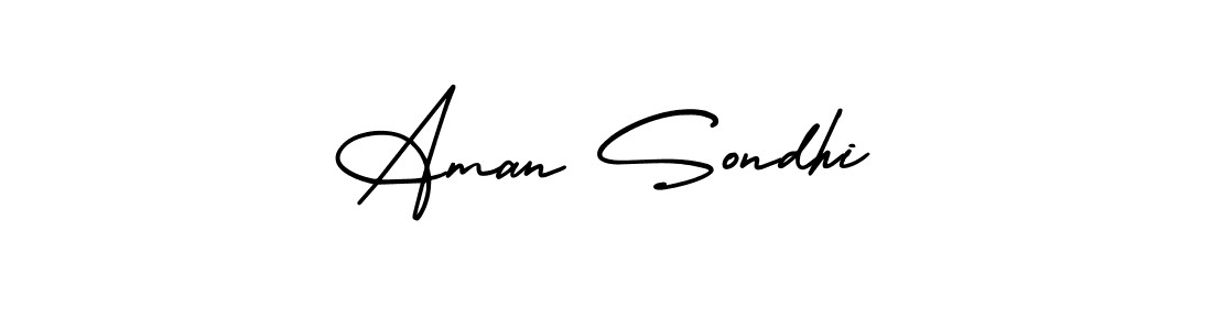 Make a short Aman Sondhi signature style. Manage your documents anywhere anytime using AmerikaSignatureDemo-Regular. Create and add eSignatures, submit forms, share and send files easily. Aman Sondhi signature style 3 images and pictures png