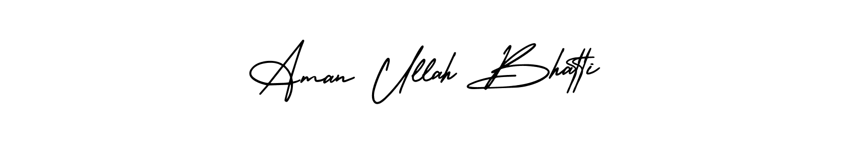 How to Draw Aman Ullah Bhatti signature style? AmerikaSignatureDemo-Regular is a latest design signature styles for name Aman Ullah Bhatti. Aman Ullah Bhatti signature style 3 images and pictures png