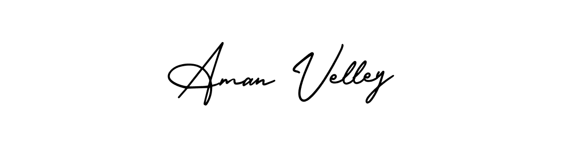 Make a beautiful signature design for name Aman Velley. Use this online signature maker to create a handwritten signature for free. Aman Velley signature style 3 images and pictures png