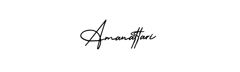 Create a beautiful signature design for name Amanattari. With this signature (AmerikaSignatureDemo-Regular) fonts, you can make a handwritten signature for free. Amanattari signature style 3 images and pictures png