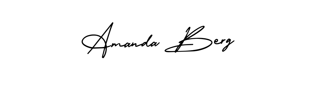 Create a beautiful signature design for name Amanda Berg. With this signature (AmerikaSignatureDemo-Regular) fonts, you can make a handwritten signature for free. Amanda Berg signature style 3 images and pictures png