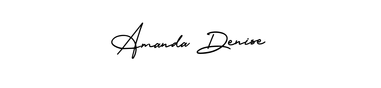 Make a beautiful signature design for name Amanda Denise. Use this online signature maker to create a handwritten signature for free. Amanda Denise signature style 3 images and pictures png