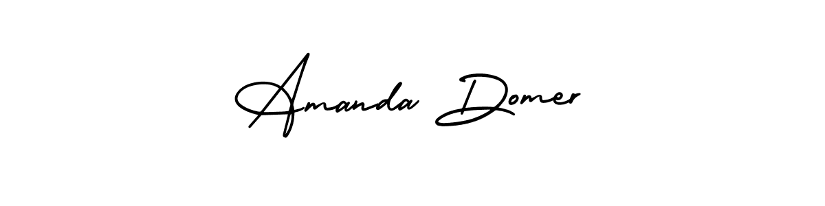 if you are searching for the best signature style for your name Amanda Domer. so please give up your signature search. here we have designed multiple signature styles  using AmerikaSignatureDemo-Regular. Amanda Domer signature style 3 images and pictures png