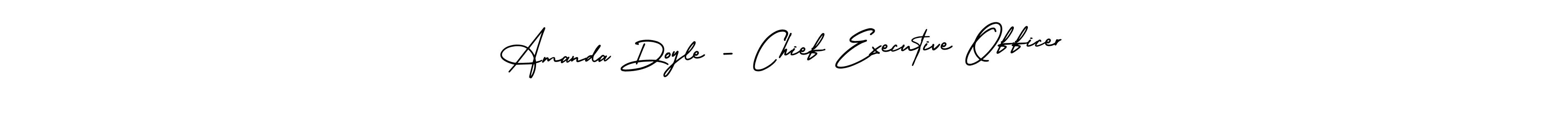 How to make Amanda Doyle - Chief Executive Officer name signature. Use AmerikaSignatureDemo-Regular style for creating short signs online. This is the latest handwritten sign. Amanda Doyle - Chief Executive Officer signature style 3 images and pictures png