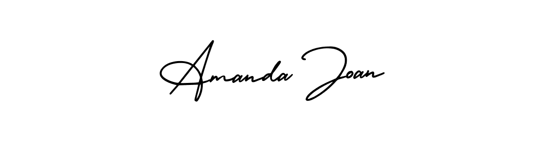 Amanda Joan stylish signature style. Best Handwritten Sign (AmerikaSignatureDemo-Regular) for my name. Handwritten Signature Collection Ideas for my name Amanda Joan. Amanda Joan signature style 3 images and pictures png