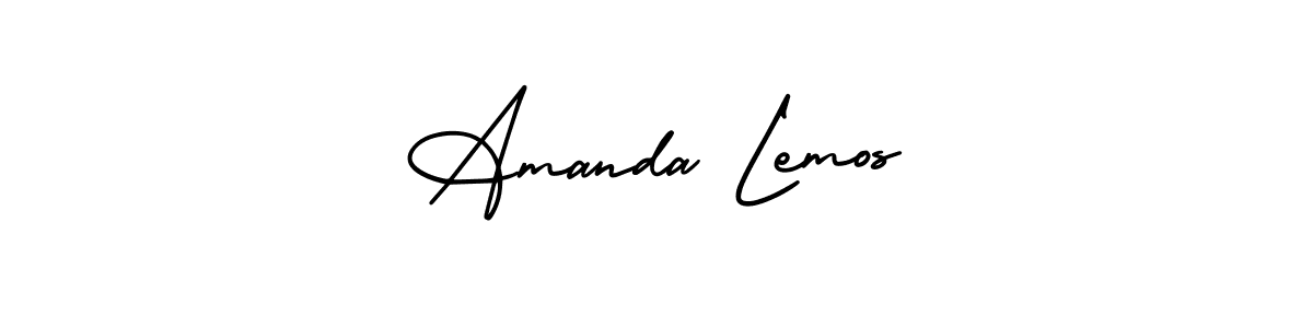 Best and Professional Signature Style for Amanda Lemos. AmerikaSignatureDemo-Regular Best Signature Style Collection. Amanda Lemos signature style 3 images and pictures png