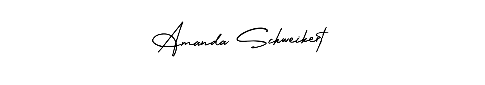 Design your own signature with our free online signature maker. With this signature software, you can create a handwritten (AmerikaSignatureDemo-Regular) signature for name Amanda Schweikert. Amanda Schweikert signature style 3 images and pictures png