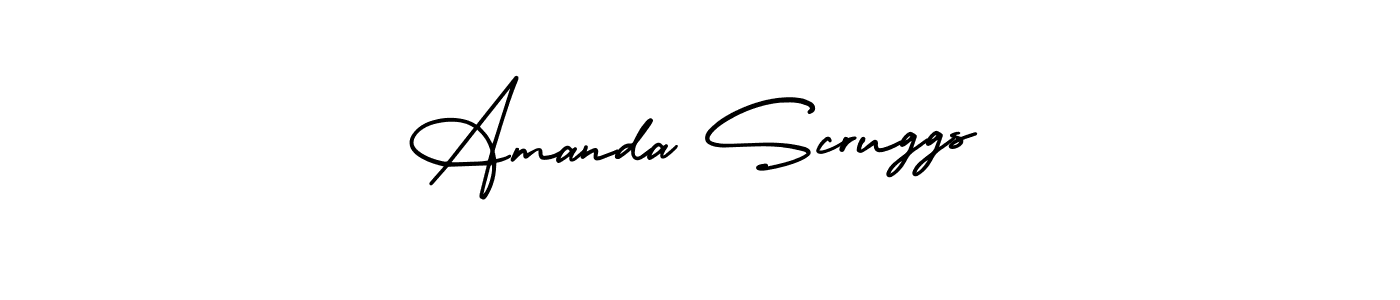 Create a beautiful signature design for name Amanda Scruggs. With this signature (AmerikaSignatureDemo-Regular) fonts, you can make a handwritten signature for free. Amanda Scruggs signature style 3 images and pictures png