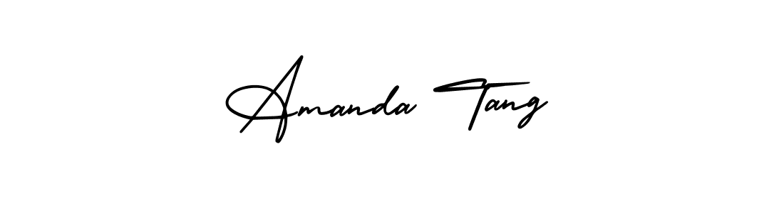 Also You can easily find your signature by using the search form. We will create Amanda Tang name handwritten signature images for you free of cost using AmerikaSignatureDemo-Regular sign style. Amanda Tang signature style 3 images and pictures png