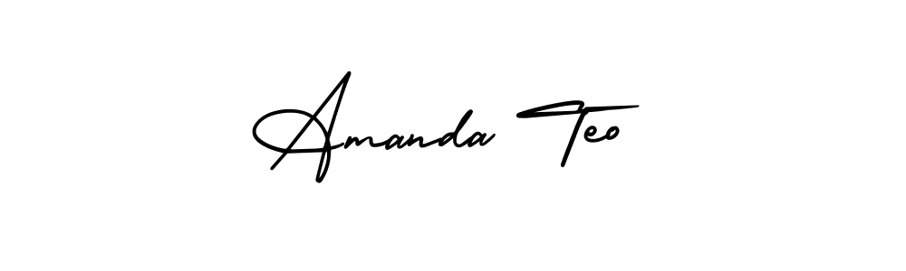 Make a short Amanda Teo signature style. Manage your documents anywhere anytime using AmerikaSignatureDemo-Regular. Create and add eSignatures, submit forms, share and send files easily. Amanda Teo signature style 3 images and pictures png