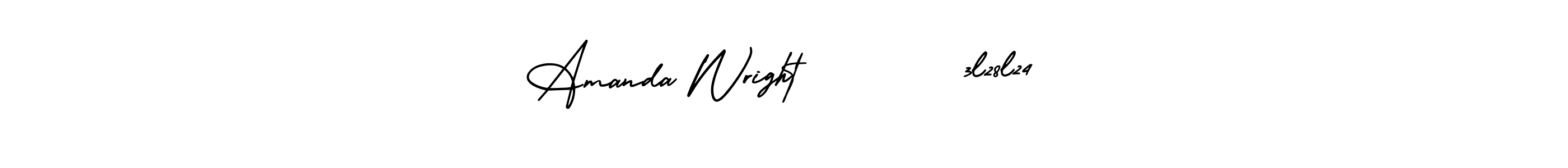 It looks lik you need a new signature style for name Amanda Wright        3l28l24. Design unique handwritten (AmerikaSignatureDemo-Regular) signature with our free signature maker in just a few clicks. Amanda Wright        3l28l24 signature style 3 images and pictures png