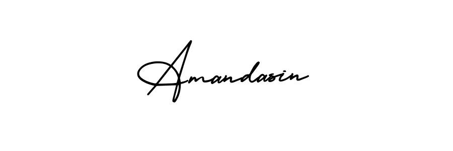 Also You can easily find your signature by using the search form. We will create Amandasin name handwritten signature images for you free of cost using AmerikaSignatureDemo-Regular sign style. Amandasin signature style 3 images and pictures png