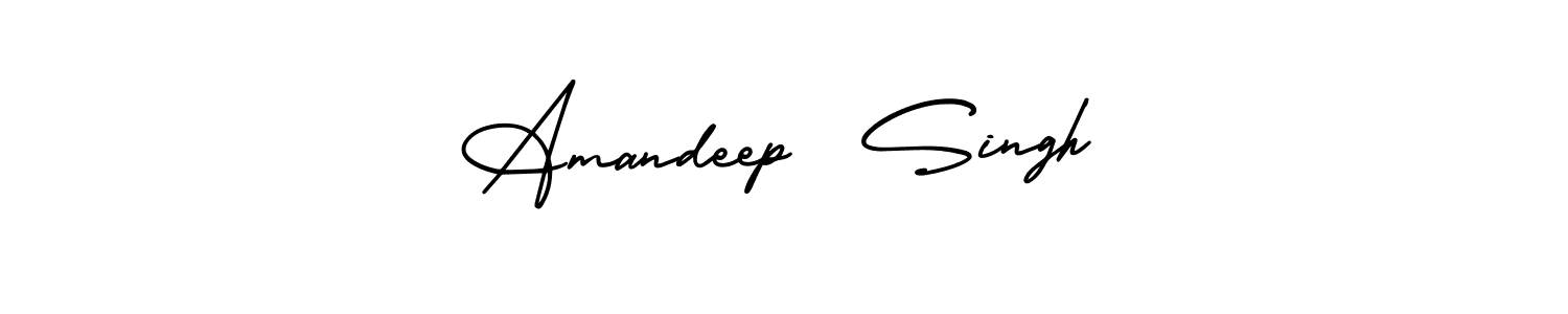 How to Draw Amandeep  Singh signature style? AmerikaSignatureDemo-Regular is a latest design signature styles for name Amandeep  Singh. Amandeep  Singh signature style 3 images and pictures png