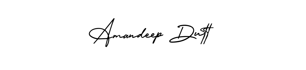 You should practise on your own different ways (AmerikaSignatureDemo-Regular) to write your name (Amandeep Dutt) in signature. don't let someone else do it for you. Amandeep Dutt signature style 3 images and pictures png