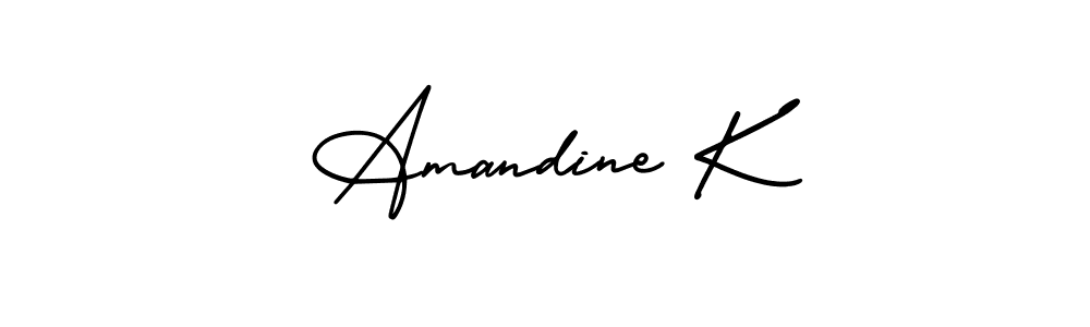 Similarly AmerikaSignatureDemo-Regular is the best handwritten signature design. Signature creator online .You can use it as an online autograph creator for name Amandine K. Amandine K signature style 3 images and pictures png