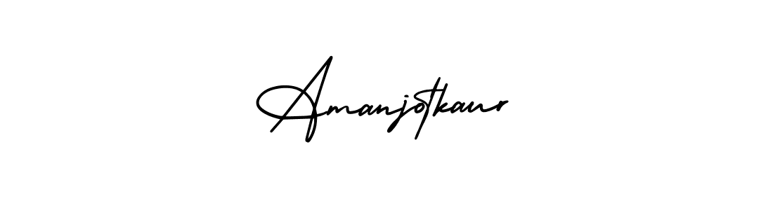 Make a beautiful signature design for name Amanjotkaur. Use this online signature maker to create a handwritten signature for free. Amanjotkaur signature style 3 images and pictures png