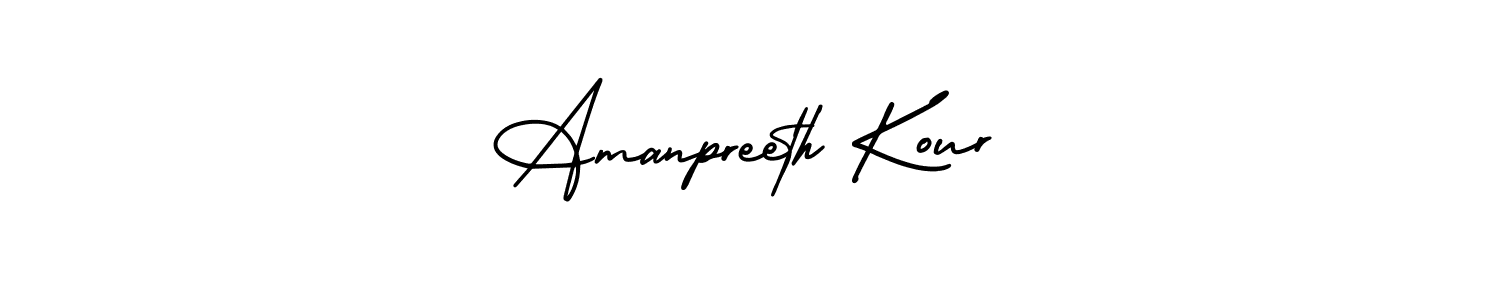 Use a signature maker to create a handwritten signature online. With this signature software, you can design (AmerikaSignatureDemo-Regular) your own signature for name Amanpreeth Kour. Amanpreeth Kour signature style 3 images and pictures png