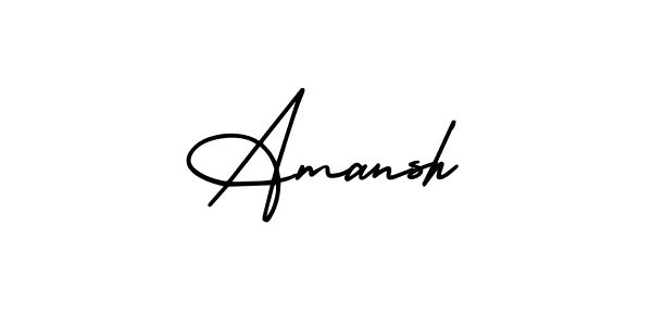 Also You can easily find your signature by using the search form. We will create Amansh name handwritten signature images for you free of cost using AmerikaSignatureDemo-Regular sign style. Amansh signature style 3 images and pictures png