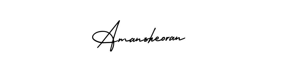 AmerikaSignatureDemo-Regular is a professional signature style that is perfect for those who want to add a touch of class to their signature. It is also a great choice for those who want to make their signature more unique. Get Amansheoran name to fancy signature for free. Amansheoran signature style 3 images and pictures png