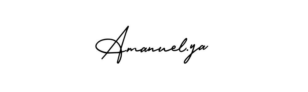 Make a short Amanuel.ya signature style. Manage your documents anywhere anytime using AmerikaSignatureDemo-Regular. Create and add eSignatures, submit forms, share and send files easily. Amanuel.ya signature style 3 images and pictures png