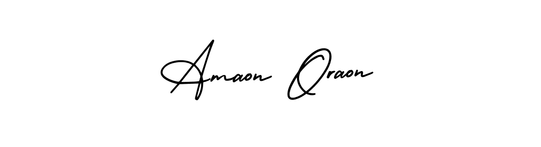 Make a short Amaon Oraon signature style. Manage your documents anywhere anytime using AmerikaSignatureDemo-Regular. Create and add eSignatures, submit forms, share and send files easily. Amaon Oraon signature style 3 images and pictures png