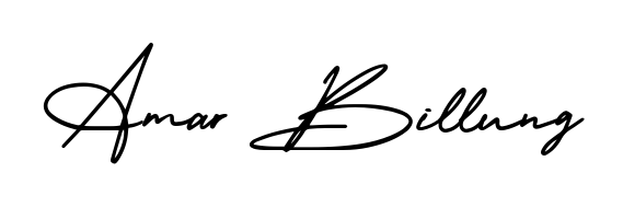 Also You can easily find your signature by using the search form. We will create Amar Billung name handwritten signature images for you free of cost using AmerikaSignatureDemo-Regular sign style. Amar Billung signature style 3 images and pictures png