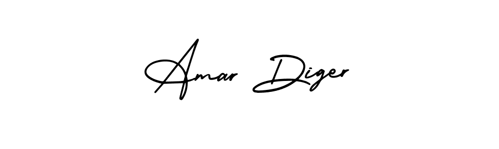 Make a beautiful signature design for name Amar Diger. With this signature (AmerikaSignatureDemo-Regular) style, you can create a handwritten signature for free. Amar Diger signature style 3 images and pictures png