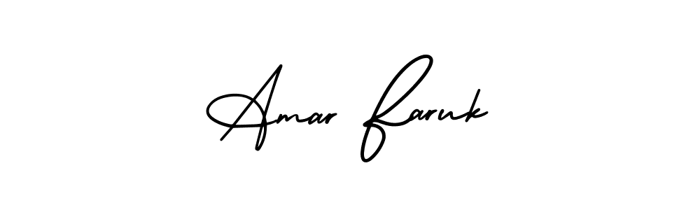 How to Draw Amar Faruk signature style? AmerikaSignatureDemo-Regular is a latest design signature styles for name Amar Faruk. Amar Faruk signature style 3 images and pictures png