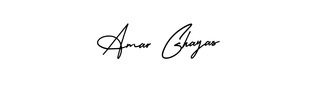 How to make Amar Ghayas signature? AmerikaSignatureDemo-Regular is a professional autograph style. Create handwritten signature for Amar Ghayas name. Amar Ghayas signature style 3 images and pictures png