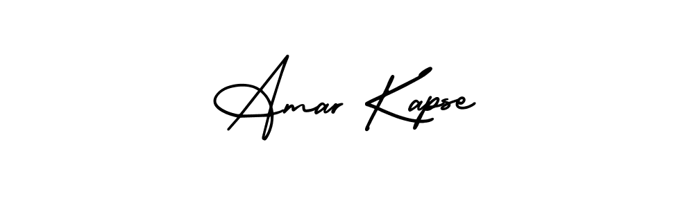 Use a signature maker to create a handwritten signature online. With this signature software, you can design (AmerikaSignatureDemo-Regular) your own signature for name Amar Kapse. Amar Kapse signature style 3 images and pictures png