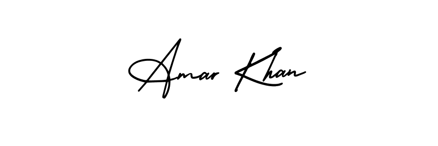 Amar Khan stylish signature style. Best Handwritten Sign (AmerikaSignatureDemo-Regular) for my name. Handwritten Signature Collection Ideas for my name Amar Khan. Amar Khan signature style 3 images and pictures png