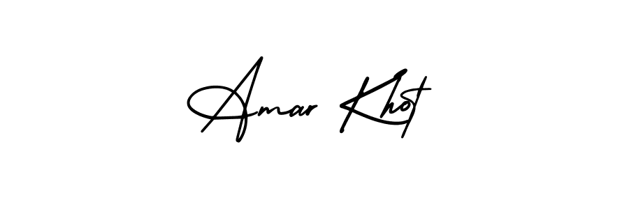 AmerikaSignatureDemo-Regular is a professional signature style that is perfect for those who want to add a touch of class to their signature. It is also a great choice for those who want to make their signature more unique. Get Amar Khot name to fancy signature for free. Amar Khot signature style 3 images and pictures png